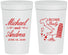 Personalized Wedding 32 oz Stadium Cups - Italy | 515