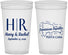 Personalized Wedding 32 oz Stadium Cups - Domincan Republic | 522