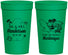Personalized Wedding 32 oz Stadium Cups - Martinique | 533