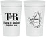 Personalized Wedding 32 oz Stadium Cups - St Lucia | 540