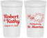 Personalized Wedding 32 oz Stadium Cups - St Maarten | 542