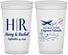 Personalized Wedding 32 oz Stadium Cups - Cayman Island | 544