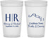 Personalized Wedding 32 oz Stadium Cups - Turks And Caicos | 546