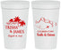 Personalized Wedding 32 oz Stadium Cups - Turks And Caicos | 547