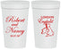 Personalized Wedding 32 oz Stadium Cups - England | 548