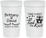 Personalized Wedding 32 oz Stadium Cups - Take A Shot We Tied The Knot | 553