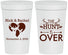 Personalized Wedding 32 oz Stadium Cups - The Hunt Is Over | 554