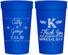 Personalized Wedding 32 oz Stadium Cups - Monogram | 556