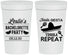 Personalized Bachelorette 32 oz Stadium Cups - Fiesta Siesta Tequila Repeat | 60003