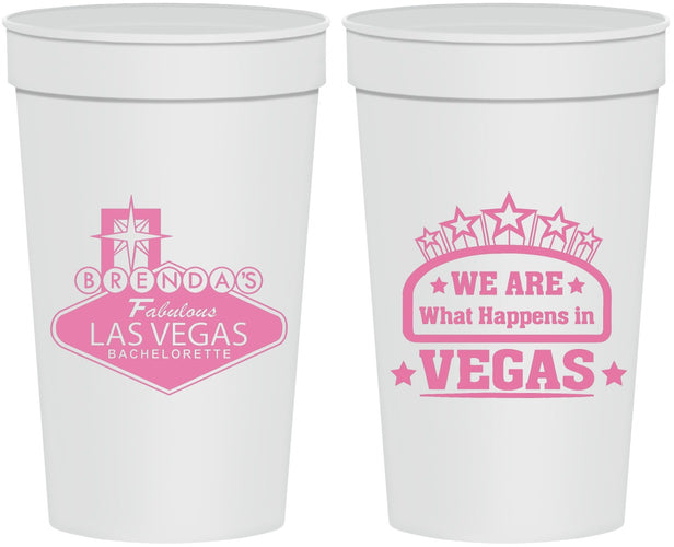 Personalized Bachelorette 32 oz Stadium Cups - Las Vegas | 60016
