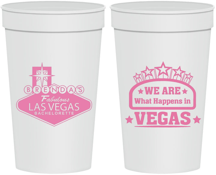 Personalized Bachelorette 32 oz Stadium Cups - Las Vegas | 60016
