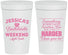 Personalized Bachelorette 32 oz Stadium Cups - Something Borrowed | 60028