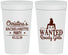Personalized Bachelorette 32 oz Stadium Cups - Wanted Rowdy Girls | 60049