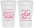 Personalized Bachelorette 32 oz Stadium Cups - Cant Sip With Us | 60050
