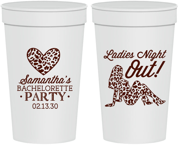 Personalized Bachelorette 32 oz Stadium Cups - Ladies Night Out | 60086