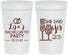 Personalized Bachelorette 32 oz Stadium Cups - The Last Night Out | 60097