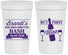 Personalized Bachelorette 32 oz Stadium Cups - Wine | 60099
