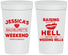 Personalized Bachelorette 32 oz Stadium Cups - Raising A Little Hell | 60106