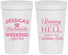 Personalized Bachelorette 32 oz Stadium Cups - Raising A Little Hell | 60107