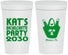 Personalized Bachelorette 32 oz Stadium Cups - Beach | 60126