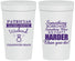 Personalized Bachelorette 32 oz Stadium Cups - Something Borrowed | 60130