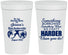 Personalized Bachelorette 32 oz Stadium Cups - Something Borrowed | 60132