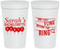 Personalized Bachelorette 32 oz Stadium Cups - Last Fling Before Rings | 60140