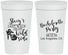 Personalized Bachelorette 32 oz Stadium Cups - Last Walk Wild Side | 60148