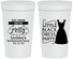 Personalized Bachelorette 32 oz Stadium Cups - Little Black Dress | 60164