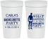 Personalized Bachelorette 32 oz Stadium Cups - What Happens | 60172