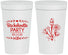 Personalized Bachelorette 32 oz Stadium Cups - Flowers | 60174