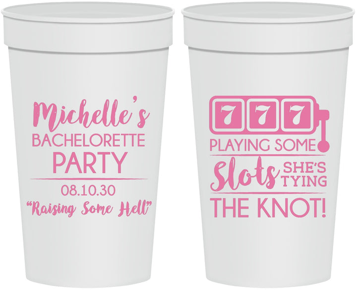 Personalized Bachelorette 32 oz Stadium Cups - Las Vegas | 60195