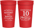 Personalized Anniversary 32 oz Stadium Cups - 10 Years Of Marriage | 80000