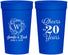 Personalized Anniversary 32 oz Stadium Cups - Cheers To 20 Years | 80001
