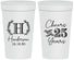 Personalized Anniversary 32 oz Stadium Cups - Cheers To 25 Years | 80002