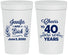 Personalized Anniversary 32 oz Stadium Cups - Cheers To 40 Years | 80005