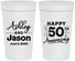 Personalized Anniversary 32 oz Stadium Cups - 50th Wedding | 80007