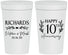 Personalized Anniversary 32 oz Stadium Cups - 10th Wedding | 80010