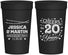 Personalized Anniversary 32 oz Stadium Cups - Cheers To 20 Years | 80011