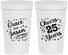 Personalized Anniversary 32 oz Stadium Cups - Cheers To 25 Years | 80012