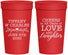 Personalized Anniversary 32 oz Stadium Cups - Cheers To 45 Years | 80016