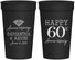Personalized Anniversary 32 oz Stadium Cups - 60th Wedding | 80019