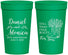 Personalized Anniversary 32 oz Stadium Cups - 25th Wedding | 80022