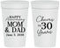 Personalized Anniversary 32 oz Stadium Cups - Cheers To 30 Years | 80023