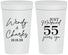 Personalized Anniversary 32 oz Stadium Cups - Just Married 55 Years Ago | 80028
