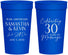 Personalized Anniversary 32 oz Stadium Cups - 30 Years Of Marriage | 80033