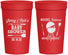 Personalized Baby Shower 32 oz Stadium Cups - Beers Bbq Babies | 90006