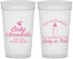 Personalized Baby Shower 32 oz Stadium Cups - Drink Baby In Pink | 90014