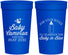 Personalized Baby Shower 32 oz Stadium Cups - Booze Baby In Blue | 90015