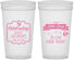 Personalized Baby Shower 32 oz Stadium Cups - Little Lady On The Way | 90022
